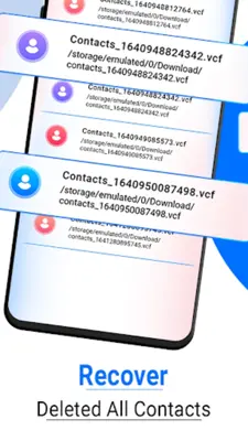 Recover Deleted All Contacts android App screenshot 2